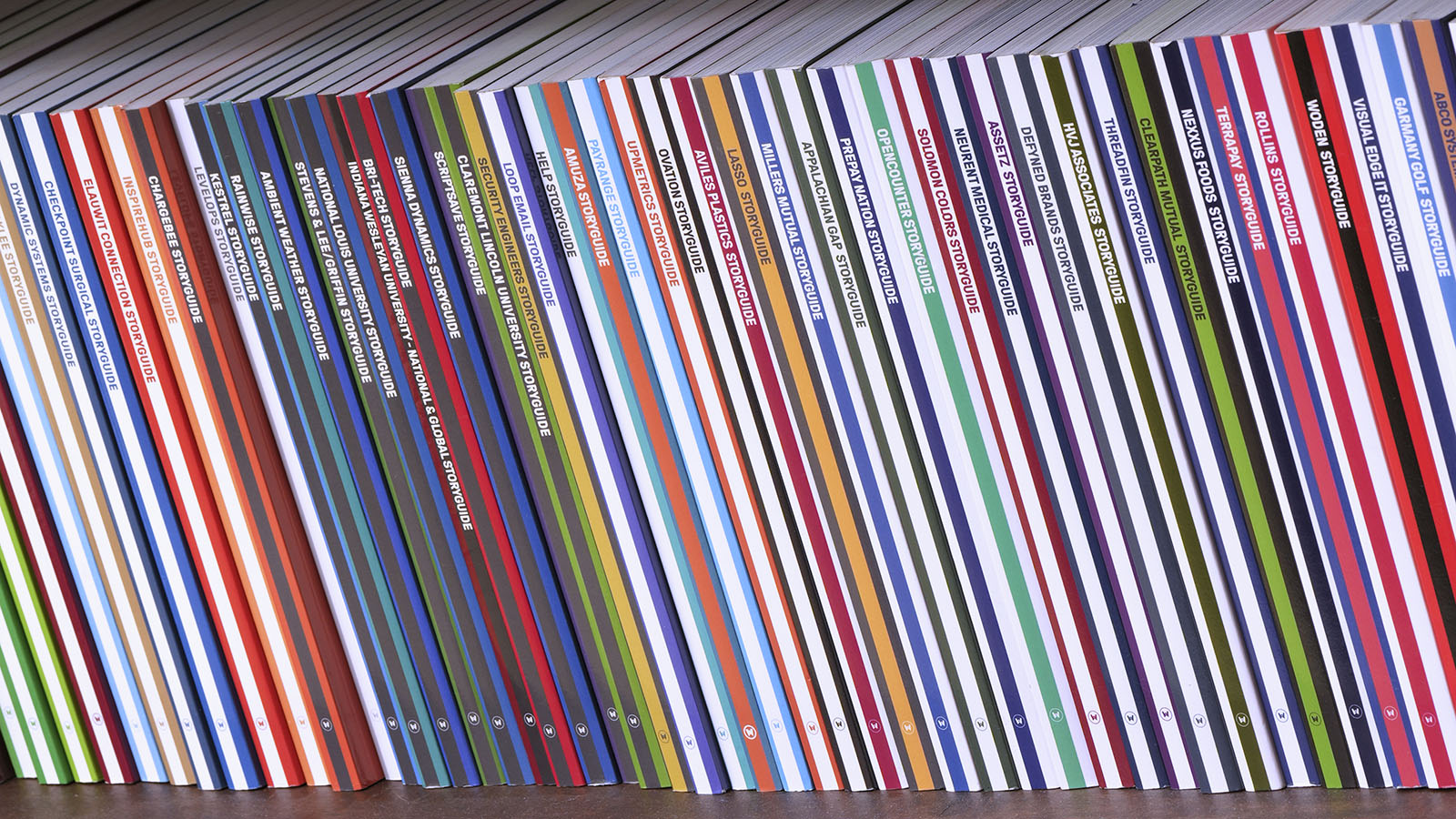 StoryGuides on shelf