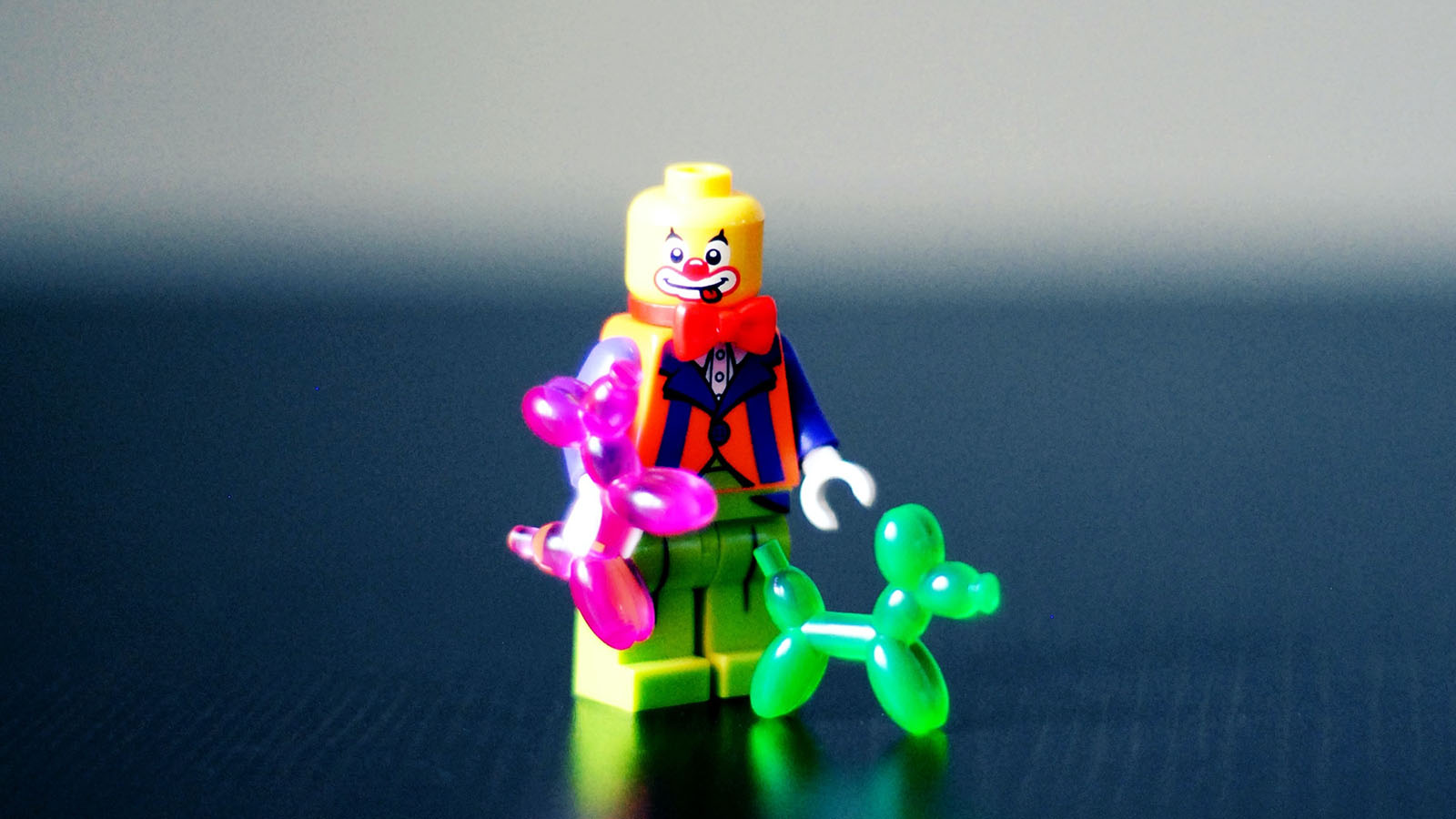 Lego clown with balloon animals