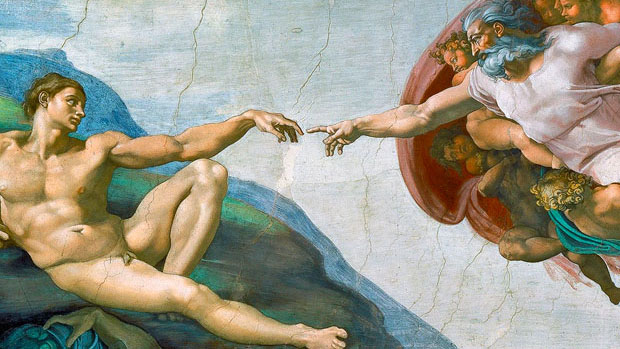 Michelangelo Painting: The Creation of Adam