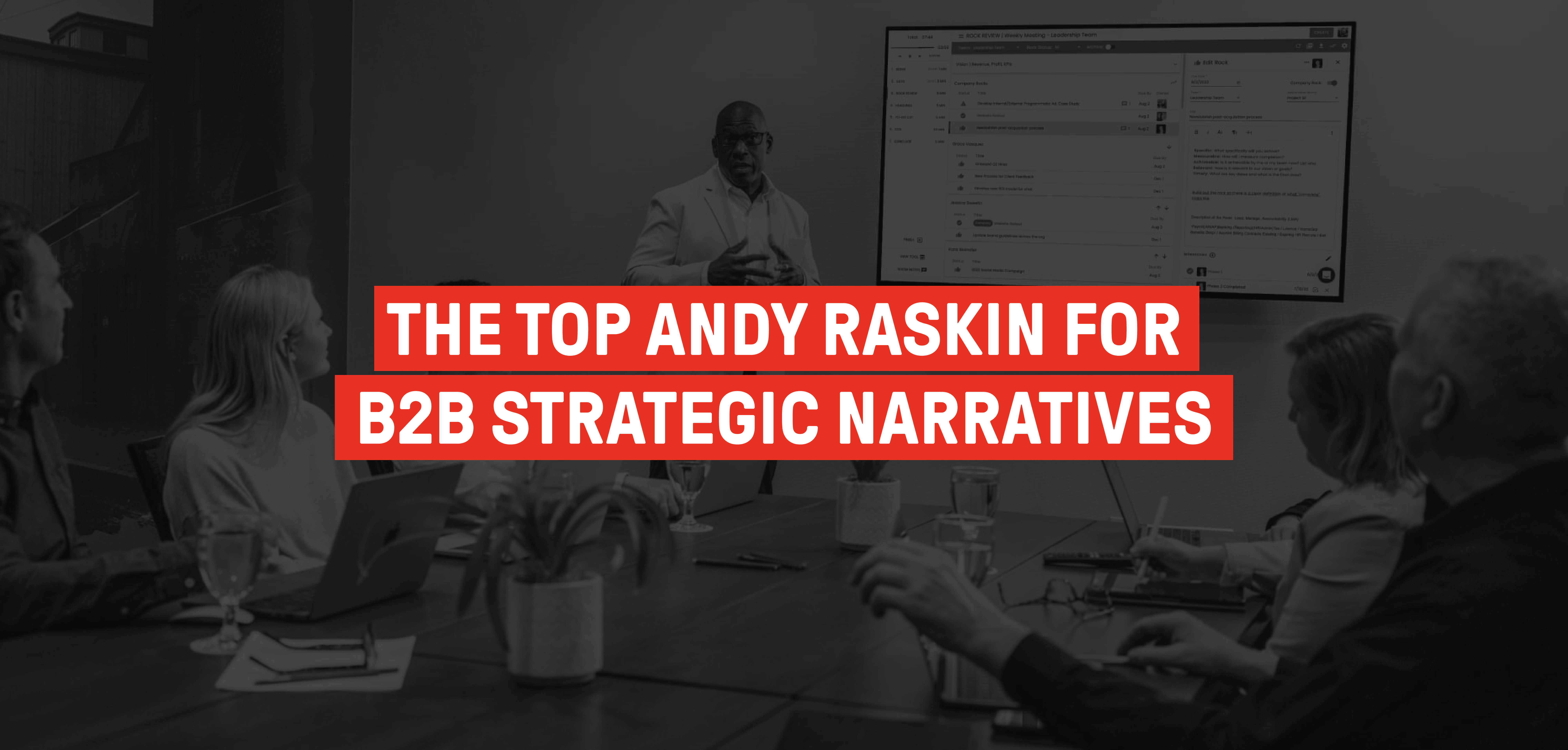 The Top 6 Alternatives to Andy Raskin for B2B Strategic Narratives